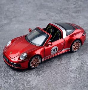 Modèle moulé sous pression 1 32 Porsche 911 917 voiture en alliage Miniature Targa Convertible Supercar pour enfants cadeau véhicule en métal jouets pour enfants garçons 225106599