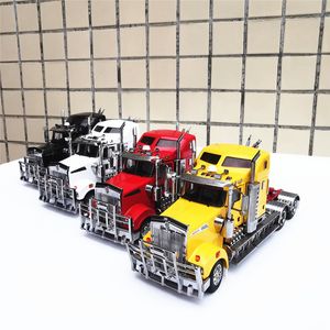 Diecast Model 1 32 scale EXCLUSIVO modelo de coche de fundición a presión de aleación Kenworth T909 Tractor de camión australiano Colección de gama alta y regalo de decoración 230705