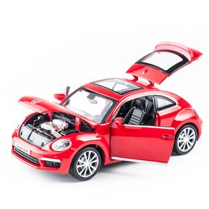 Diecast Model 1 32 Volkswagen Beetle Car Model Collection Alloy Diecast Car Toys for Children Boy Toy Gifts Diecasts speelgoedvoertuigen A134 230308