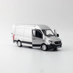 Diecast Model 1 36 Échelle MB Sprinter MPV Toy Van RMZ City Diecast Toy Car Model Educational Pull Back Doors Openable Collection Gift For Kid 230308