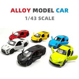 Diecast Model 1 43 Alliage Moulé Sous Pression Jouet Voiture Avec Ouvrir La Porte Enfants s Collectibles Cadeau D'anniversaire 230802