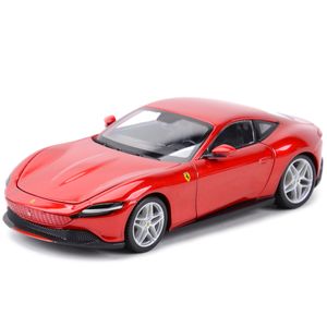 Diecast model Bburago 1 24 Roma ROMA RODE Sportauto Static Die Cast Voertuigen Collectible Model Car Toys 230811