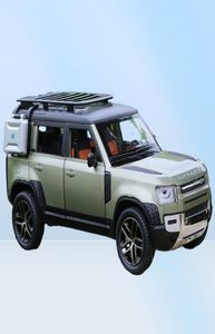 Diecast model Auto 124 Defender SUV Alloy Toy Metal Offroad Voertuigen Simulatiecollectie Kids Geschenk 2209211684815