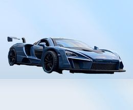 Modèle de voiture moulé sous pression 132 McLaren Senna alliage modèle de voiture de sport moulé sous pression en métal jouet véhicules modèle de voiture Simulation son et lumière Colle7304053