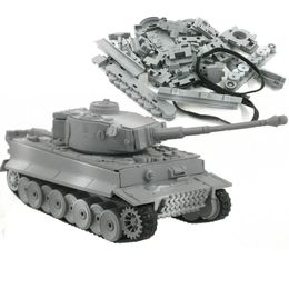 Gegoten modelauto 4D-modelbouwsets Militaire modelbouw Tiger Tank Panzerkampfwagen VI Educatief speelgoedcollectie Materiaal met hoge dichtheid 231201