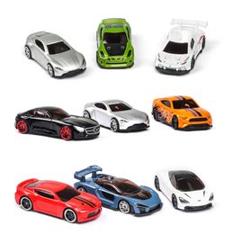 Diecast Model CAR 5PCSSet Simulatie 1 64 Mini Kids Toy Car Vehicle Sliding Alloy Sportset Multistyle cadeau speelgoed voor kinderen 230202