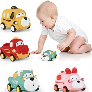 Diecast Model car Baby Car Toys car Soft Sturdy Pull Back Car Toys Mini Racing Car Kids Juguete educativo para niños Niños Niña 1 2 3 4 5 años 230621