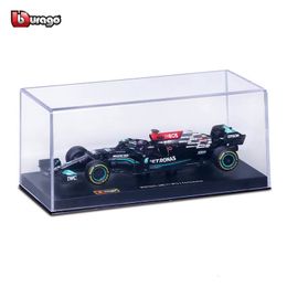 Diecast model auto bburago 1 43 Mercedes-AMG W12 E Performance #44 #77 Alloy Luxury Vehicle Diecast Car Model speelgoedcollectie Geschenk 230814