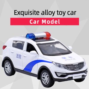 Modelo de coche fundido a presión Caipo KIA Sportage R SUV urbano, juguete de modelo de coche fundido a presión de aleación, regalos para niños, colección educativa 230625