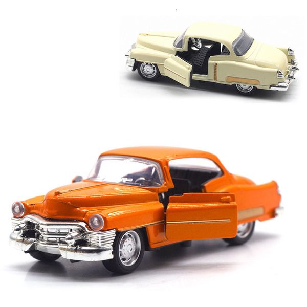 Diecast Model Car Classic Car Toy Model 1 32 Simulation Pull Back Alliage Diecast Vehicle Collection Toys Car for Children 2-Doors Opened Y205 230617