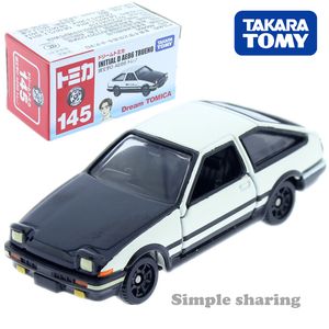 Modèle de voiture moulé sous pression Dream Tomica NO. Voiture en métal moulé sous pression, 145 initiales D AE86 TRUENO Tomy, modèle de véhicule jouet, Collection Anime 230906