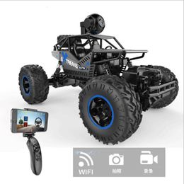 Diecast model auto hd wifi camera rc legering die cast auto app controlemodus bigfoot monster klim van off road afstandsbediening voertuig boy girl cadeau 230823