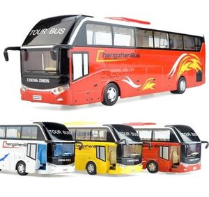 Diecast Model auto Originele geschenkdoos verpakking Hoge simulatie legering bus pull back auto speelgoed modellen 2209308573413