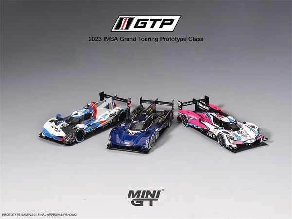 CAR MODELO DE DIECAST ** PERSONA DE PERSONA ** MINI GT 1 64 M HYBRID V8 GTP #24 / V-Series R #02 / Acura ARX-06 GTP #60 CAR MODELO DE DIECAST 231110