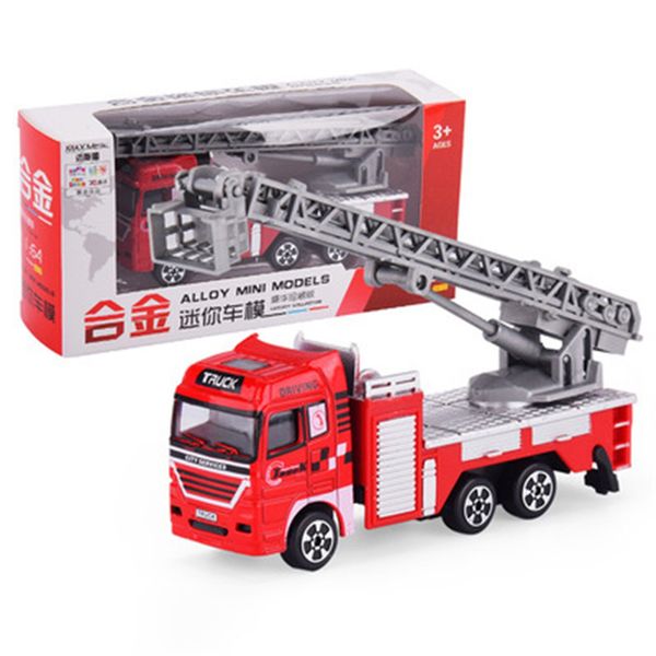 Moulé Sous Pression Modèle de voiture Camion Pompier Juguetes Pompier Sam Fire Truckengine Véhicule Voiture Musique Lumière Éducatif Garçon Enfants Jouets Drop 230627