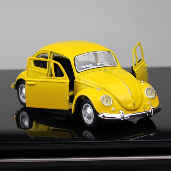 Diecast Model car Vintage Beetle Diecast Pull Back Car Model Toy Children Gift Decorations Conveni Toy Vehicles Car Model Miniature Scale Model 230625