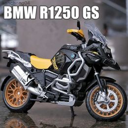 Diecast modelauto's 1 12 BMW R1250GS legering racemotormodel gegoten metaal speelgoed straatsport motorfiets model simulatie collectie kinderen geschenken