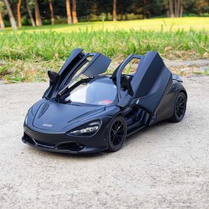 Diecast Model Cars 1 32 Alliage McLaren 720S Spider Car Model Sports Car Limited Edition Metal Car Model Collection Cadeau d'anniversaire pour enfants ToyJ230228