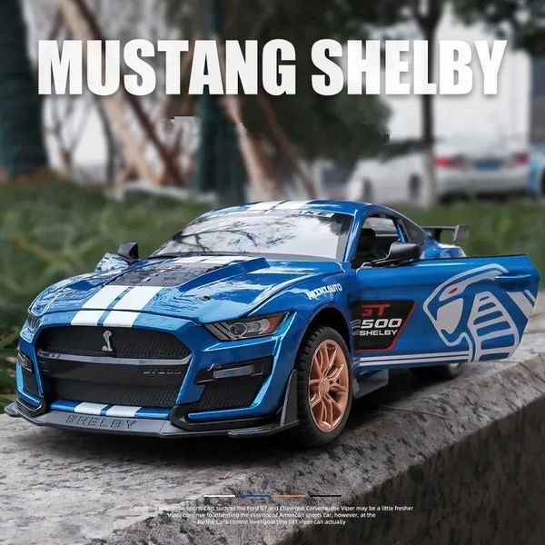 Diecast Model Cars 1 32 Ford Mustang Shelby GT500 ALLOY SPORTS VOINE MODÈLE DE SIMULATION DI CAST MÉTAL MODEA SON SON ET COLLECTION DE LA LIGNE BOYL2405