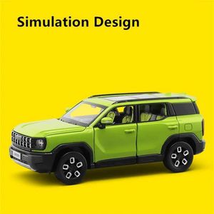 Diecast Model Cars 1 32 Haval X-Dog SUV Ally Car Model Diecast metaal off-road voertuigmodel Simulatie geluid en lichte collectie Kind speelgoedcadeau