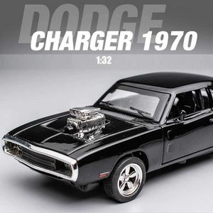 Diecast Model Cars 1 32 Simulated Dodge Challenger Fast en Furious 7 Ally Legering Car Model Decaster Toy Car Decoration Toy Childrens Boy WX