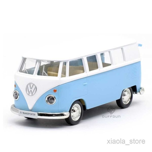 Diecast Model Cars 1/36 Volkswagen VW T1 Bus Aleación Diecast Modelos de autos de juguete Vehículos de metal Autobuses clásicos Tire hacia atrás Juguetes coleccionables para niños