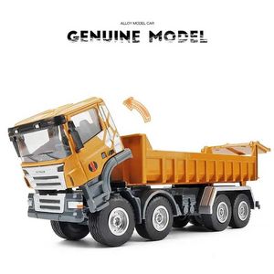 Modèle Diecast Cars 1/50 City Heavy Tipper Truck Mode
