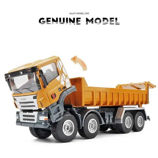 Modèle Diecast Cars 1/50 City Heavy Tipper Truck Mode