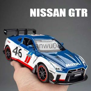 Diecast Model Auto's 124 NISSAN Skyline Zijn GTR R35 Wide Body Race Legering Auto Model Diecasts Voertuigen Refit Racing Speelgoed auto's Kid Speelgoed Kinderen Jongen Speelgoed x0731