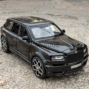 Diecast Model Auto's 132 Rolls Royce SUV Cullinan Legering Luxy Auto Model Diecast Metalen Speelgoed Voertuigen Auto Model Simulatie Geluid en Licht Kids Toy Gift x0731