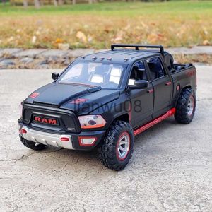 Diecast Model Cars 132 Simulación Aleación Modelo de coche DodgeRam TRX Pickup Metal Pull Back Car Sound And Light Pull Back Boy Juguete Regalos Vehículo x0731