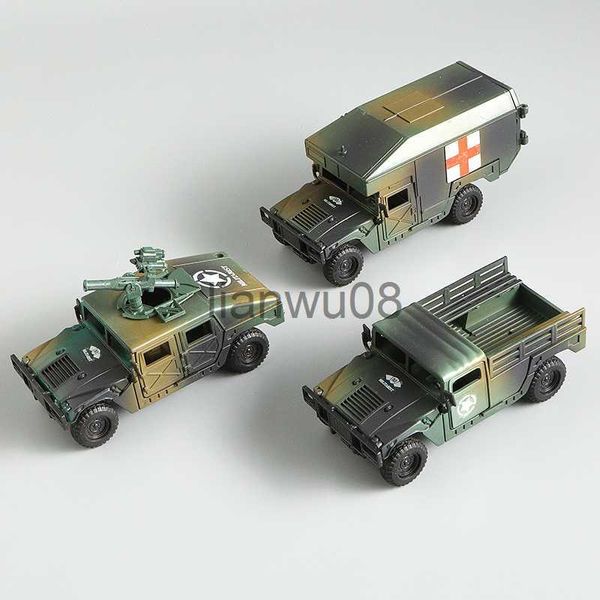 Diecast Model Cars 136 aleación militar vehículo blindado modelmilitary ambulancia dumper toycar juguetes en embalaje originalenvío gratis x0731