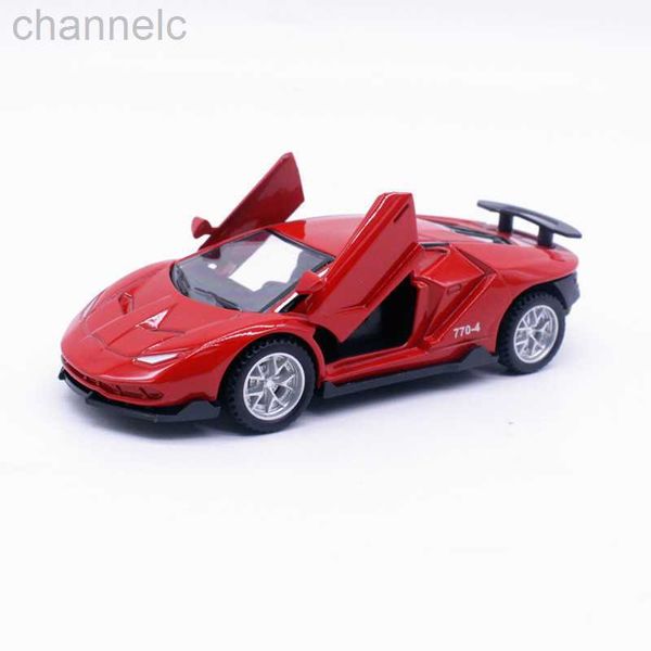 Diecast Model Cars Alliage voiture de sport jouet super porte coulissante structure rétractable modèle enfants garçon cadeau