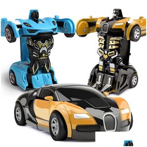 Diecast Model Cars Bk Batch Enfants Transformateur Voiture Robot Jouets Pour Garçons Filles Crash 4-6 Ans 30 Modèles Drop Livraison Cadeaux Dhp3X