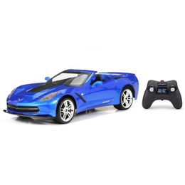 MODEAU DICAST CARS NOUVEAU (1 8) Corvette Battery Radio Control Sports Car 60816U-B BLUE J240417