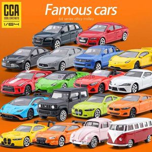 Voitures miniatures moulées sous pression CCA Model Cars 1/64 Collection Series Simulation de voiture de renommée mondiale Véhicule moulé sous pression Cadeau pour Hot Wheels Garçon Adolescents Toys1L23116