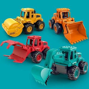 Diecast Modelo Cars Inercia Inercia Simulación de automóvil Ingeniería Vehículo Excavador de juguetes Bulldozer Road Roller Boy Toy Toy Regalo de cumpleaños S545210