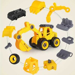 Diecast model auto's engineering voertuigen speelgoed constructie graafmachines tractoren bulldozers brandweerwagens modellen kinderen speelgoed auto's jongens speelgoed kinderen geschenken s s
