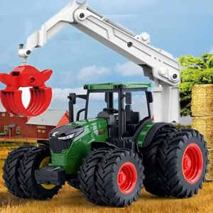 Diecast Model Cars Farm Tracteur Inertia Toy Car Model Transport Transport Trailer Engineering Vehicle S545210