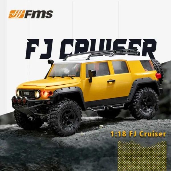 MODÈLE DICAST CARS FMS MODÈLE CAR MODÈLE 1 18FJ COF ROAD ZE RC MODÈLE TÉLÉCORTE COMPORT CHARGE OFF ROTAL SIMULATION ÉLECTRIQUE TOY TOT BOY J240417