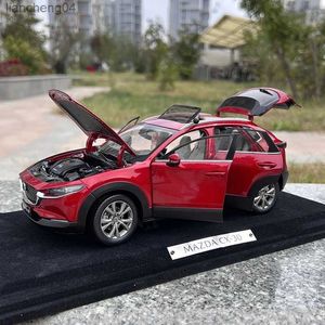 Diecast modelauto's Hoge Simitatie 1 18 Mazda CX-30 2020 SUV Mazda 3 Axela Diecast Model Legering Speelgoedauto Miniatuur Jongen Cadeaucollectie