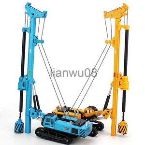 Diecast Model Cars KDW Alloy Model 164 Rotary Drilling Rig Crawler Diecast Excavator Model Toy Engineering Vehicle Hobby Collection For Children x0731