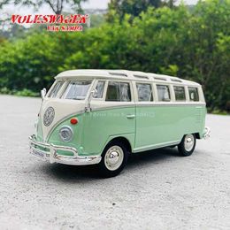 Diecast modelauto's Maisto 1 25 Volkswagen Van Samba Simulatie Die-casting Alloy Auto Model Proces Decoratie Series Toy Tool GiftSL2405