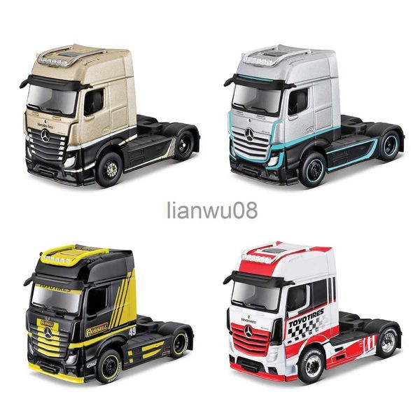 Modèle Diecast Cars MAISTO 164 MB ACTROS 1851 Big Rig Vehicle Set Series Die Die Hobbies Hobbies Motorcycle Model Toys X0731