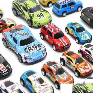 Diecast Model Cars New Cool Childrens Toy Car Mini Inertia Return Racing Drop Entrega Juguetes Regalos Modelo Juguetes Dhonb