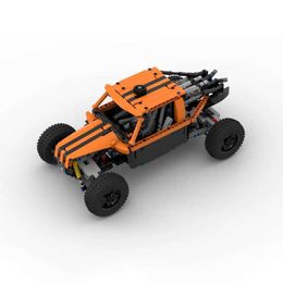 Diecast Model Cars Nieuwe technologie MOC Building Block Voertuig Model Level 1 Infinite HandCart Rolling Mod 42126 F-150 DIY Block Toy Assembly Gift J240417