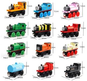 Diecast Model Cars Original StylesFriends Petits trains en bois Cartoon Toys Woodens Trainss Car Toy Donnez à votre enfant un cadeau ZM1014