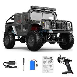 Diecast Model Cars Q121 JJRC RC CAR 4WD OFF ROAD Klimmen High Speed Childrens Toy Full -size afstandsbediening Voertuig Simulatie Hummer Car Model J240417