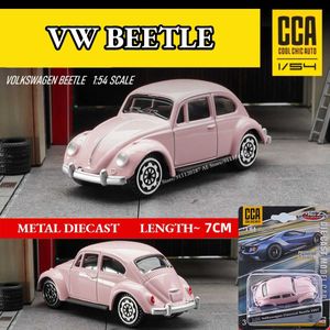 Diecast Model Cars Scale 1/64 METAL MINI CAR MODÈLE VOLKSWAGEN BEE ROSE RESPLICATION MINI ART ART Die Childrens Collectible Collectible TOYL2405