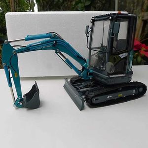 Diecast modelauto's SWE25U Mountain en River Intelligente Excavator Small Rotating Excavator Car Model Collection Toy Gift Display S2452722